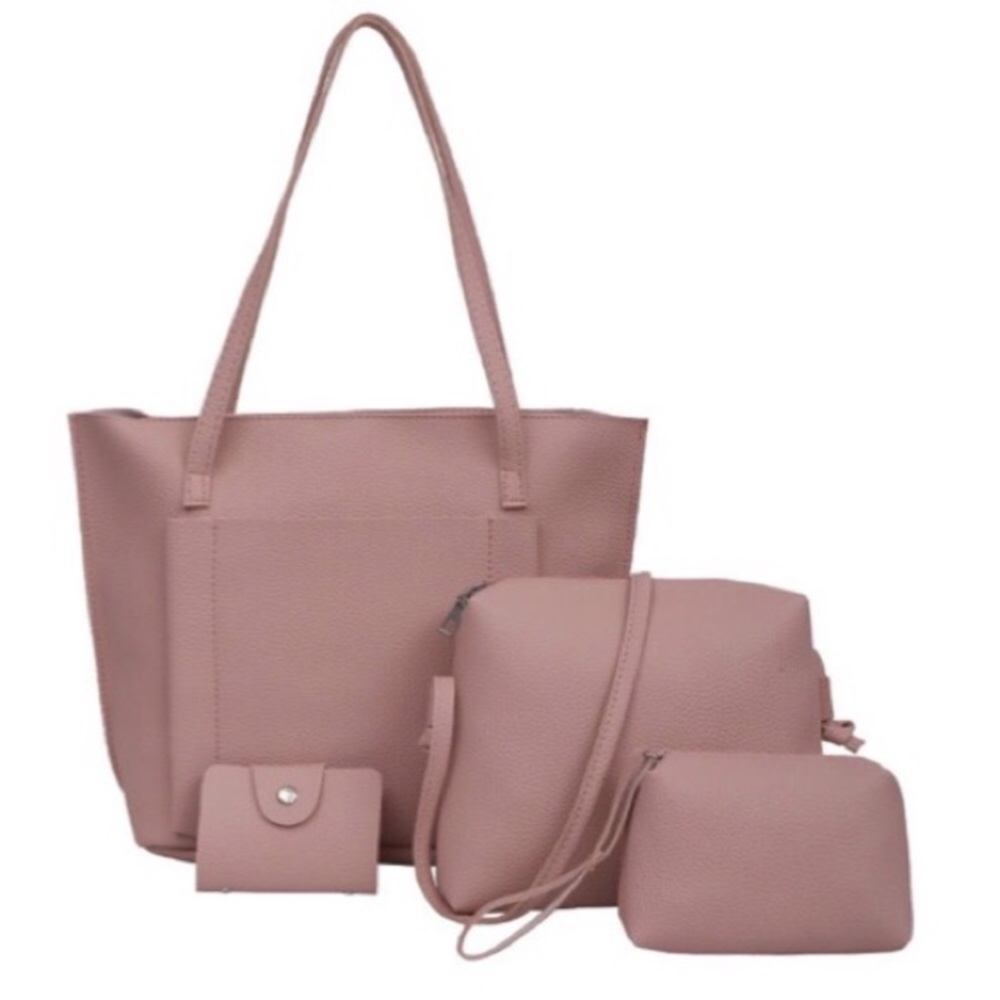 NWT Beautiful Blush Vegan 4 piece set